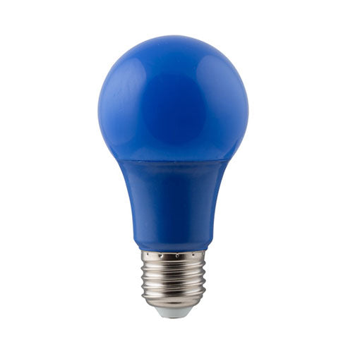 LED Coloured Globe E27 7W 85lm Blue