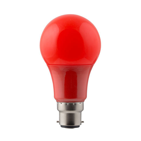 Eurolux LED Coloured Globe B22 7W 150lm - Red