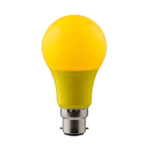 Eurolux LED Coloured Globe B22 7W 630lm - Yellow