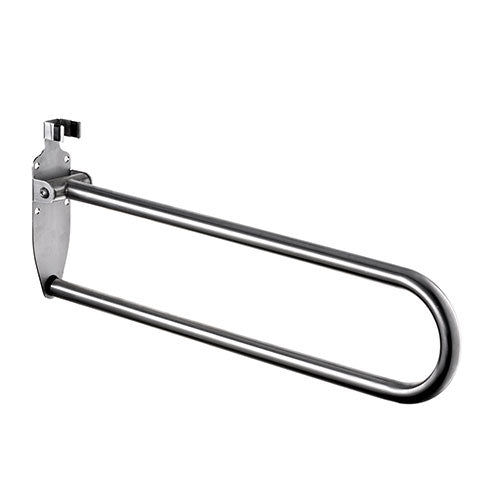 Stunning Bathrooms Drop Down Support Rail - Silver