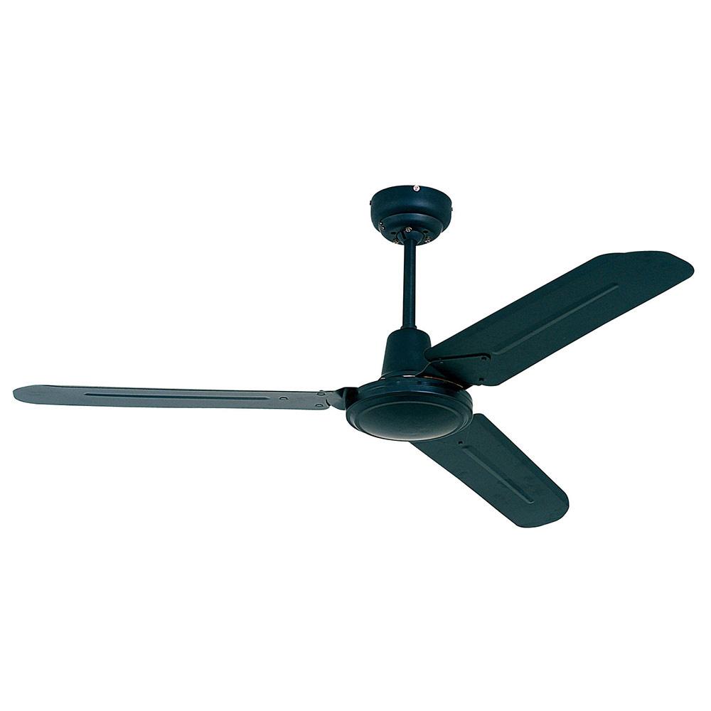 Industrial 3 Blade Ceiling Fan 1220mm - Black