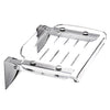 Stunning Fold Up Stainless Steel and Acrylic Shower Seat - Silver