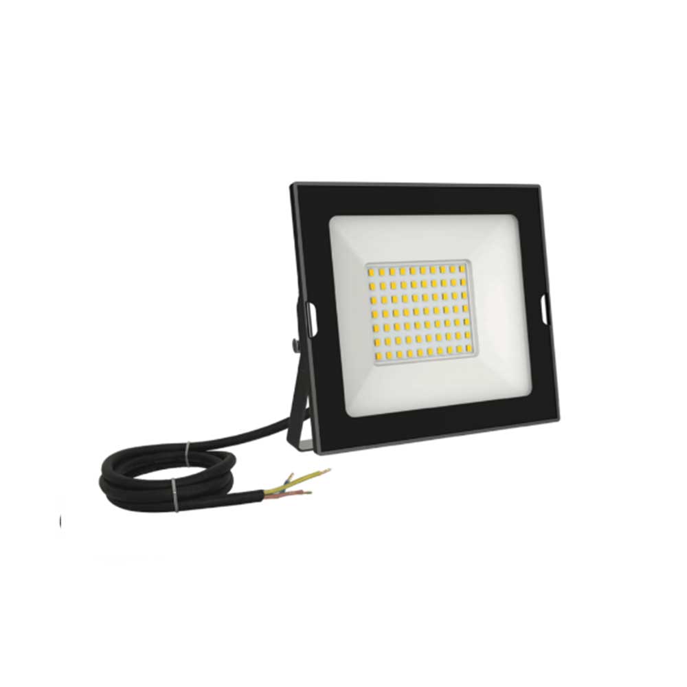 PioLED OOBER LED Floodlight 50W 4250lm 6000K - Black