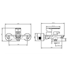 Load image into Gallery viewer, Cobra Seine Exposed Bath Mixer
