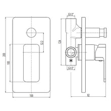 Load image into Gallery viewer, Cobra Arrive Concealed Diverter Bath Mixer
