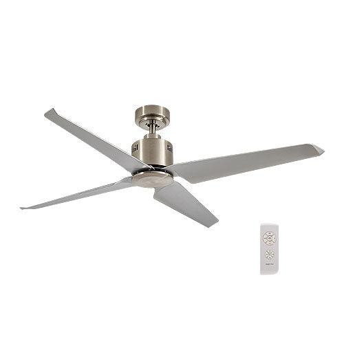 Bright Star 4 Blade Ceiling Fan 1370mm - Satin Nickel