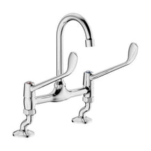 Load image into Gallery viewer, Cobra Medical Pillar Type Mixer with Swan Neck Aerated Swivel Outlet
