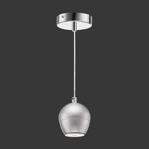 K. Light Bubble Pendant - Brushed Aluminium