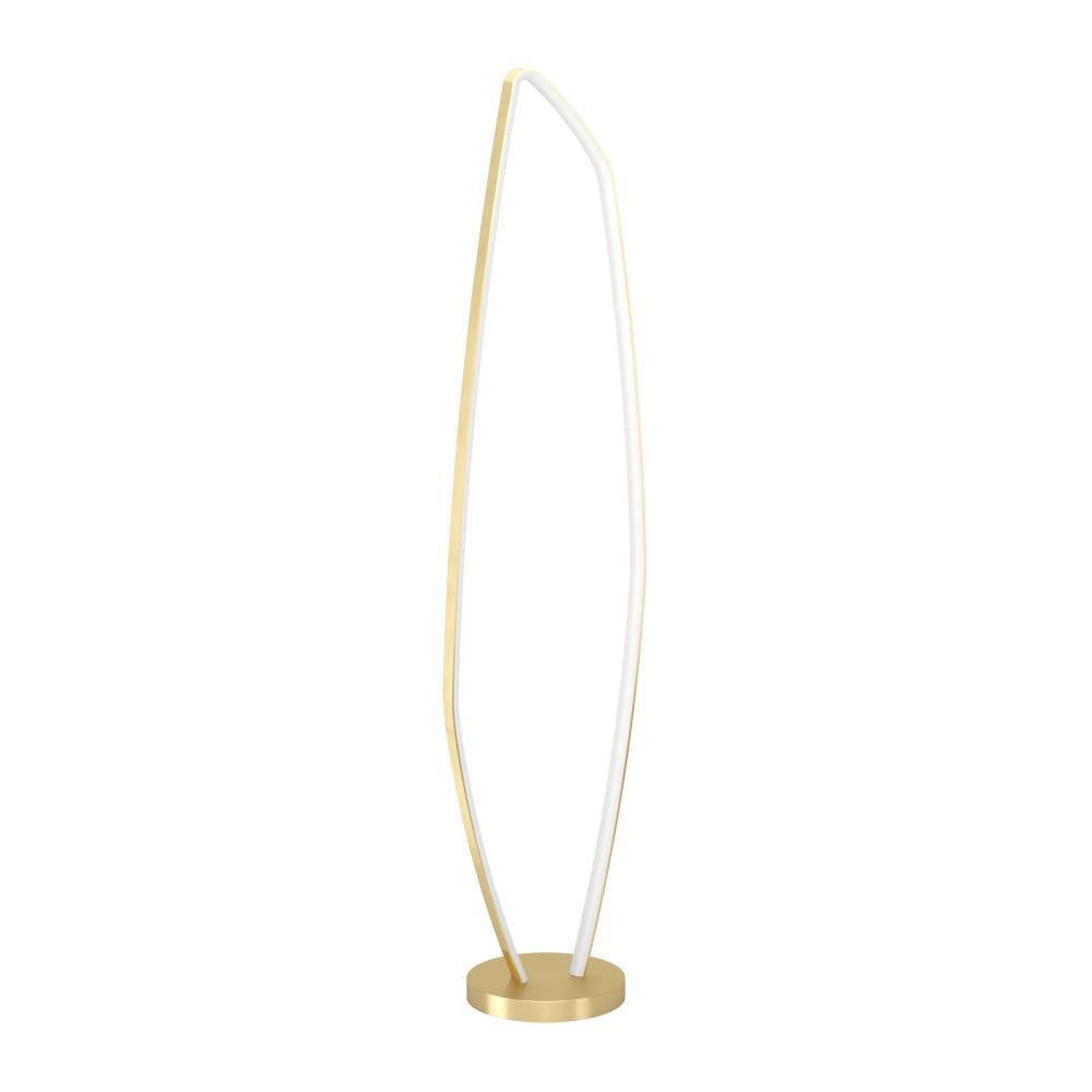 EGLO Vallerosa Dimmable Floor Light 3000K 3400lm - Brushed Brass