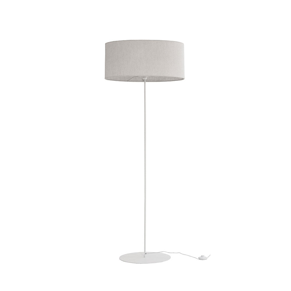 Tripod Floor Lamp with Drum Shade - Sandpaper White