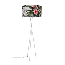 Load image into Gallery viewer, Tripod Floor Lamp with Drum Shade - Sandpaper White
