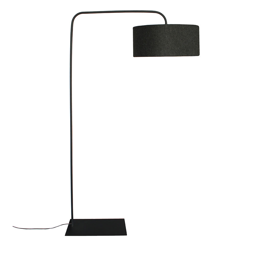 Steel Cantilever Floor Lamp - Black