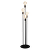 Atom 4 Light exposed Globe Floor Lamp