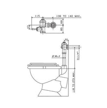 Load image into Gallery viewer, Cobra Flush Master Exposed Top Toilet Flush Valve
