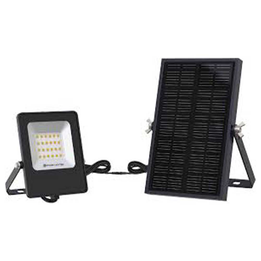 PioLED Guardian Solar 3 Mo-Sensor LED Floodlight 100W 6000K 600lm - Black