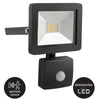 LED Floodlight 10W With Sensor - Black