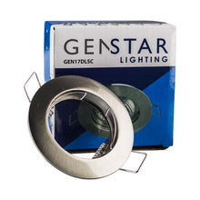 Load image into Gallery viewer, Genstar Aluminium Non-Tilt Downlight 78mm - Satin Chrome
