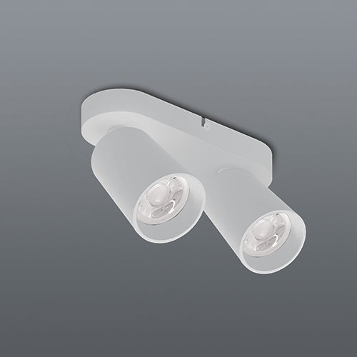 Spazio Flip Twice Metal 2 Light Spotlight