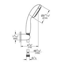 Load image into Gallery viewer, GROHE Tempesta 100 Hand Shower and Wall Holder - Chrome
