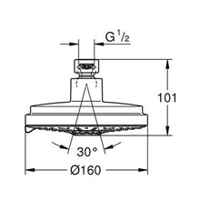 Load image into Gallery viewer, GROHE Rainshower® Cosmopolitan 160 Shower Head
