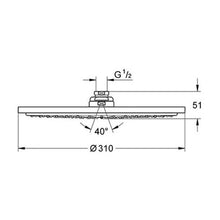 Load image into Gallery viewer, GROHE Rainshower® Cosmopolitan 310 Shower Head
