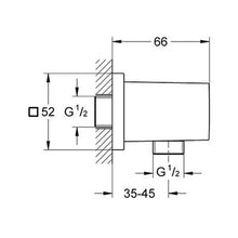 Load image into Gallery viewer, GROHE Euphoria Cube Shower Outlet Elbow
