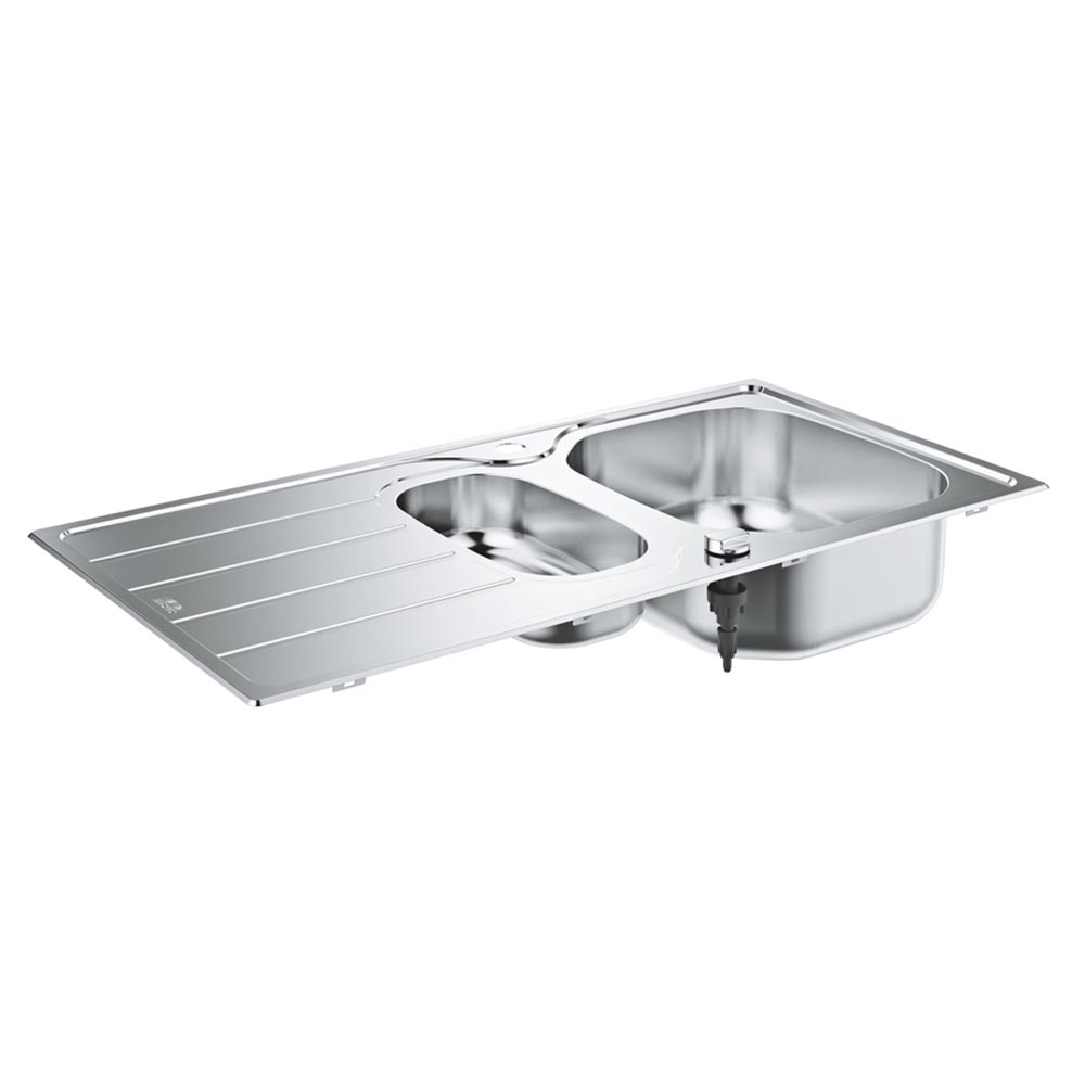 Grohe K200 Single and Half Bowl Inset Sink Stainless Steel
