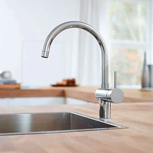 Load image into Gallery viewer, Minta Single Lever Kitchen Sink Mixer With Swivel C-Spout
