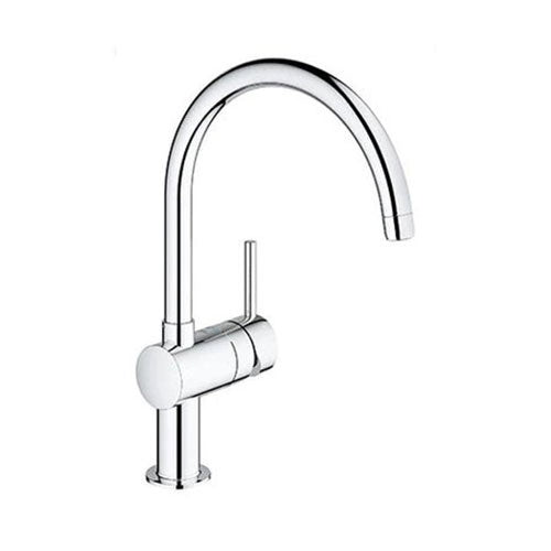 Minta Single Lever Kitchen Sink Mixer With Swivel C-Spout