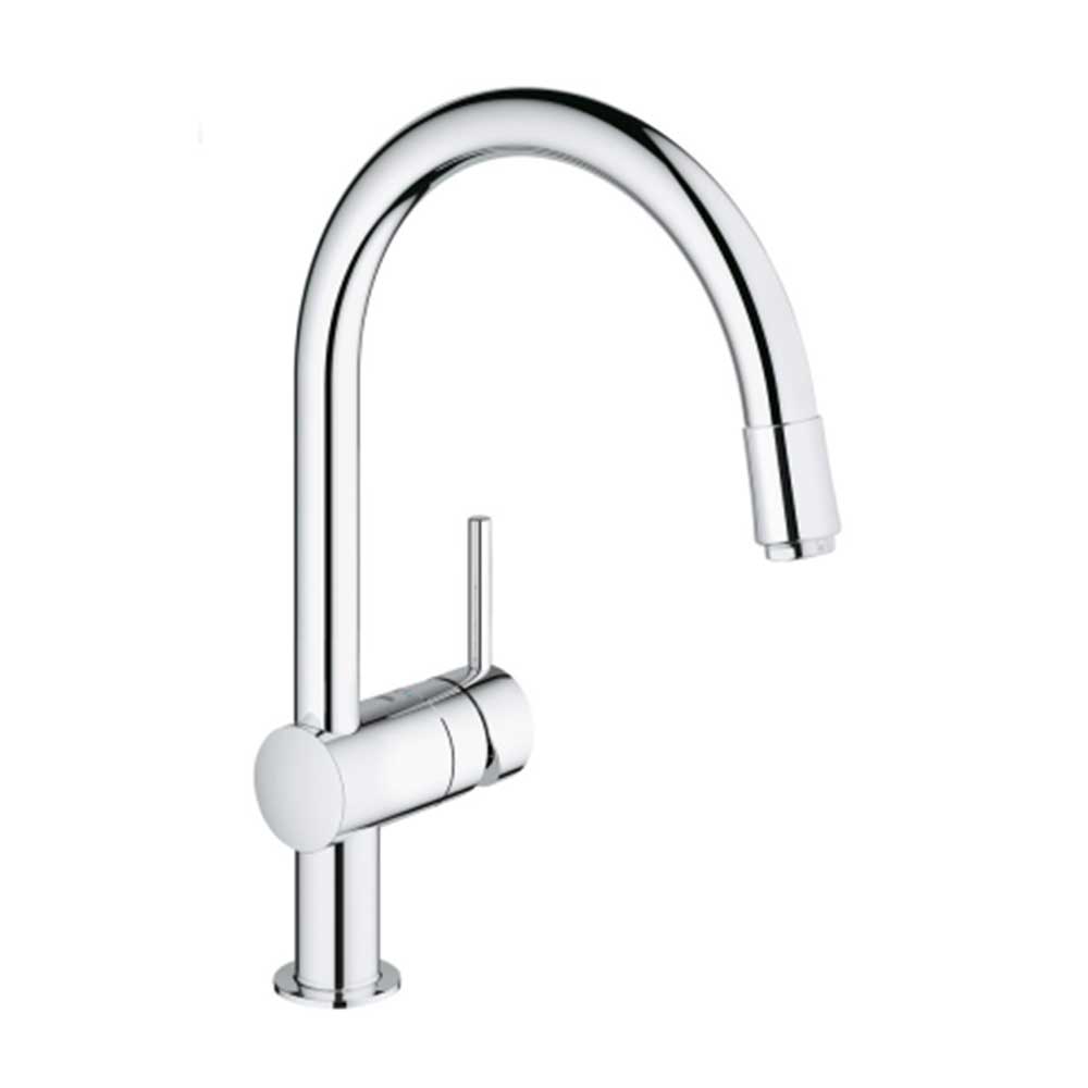 GROHE Minta Single Lever Kitchen Sink Mixer - Chrome