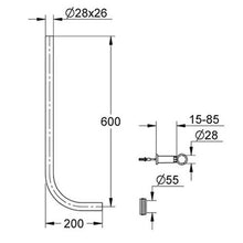 Load image into Gallery viewer, GROHE Flush Pipe
