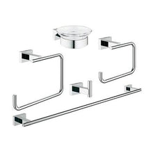 Load image into Gallery viewer, GROHE Essentials Cube 5 Piece Accessory Set
