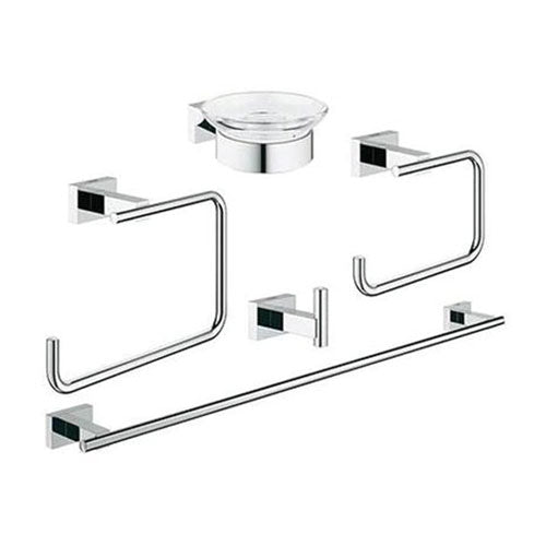 GROHE Essentials Cube 5 Piece Accessory Set