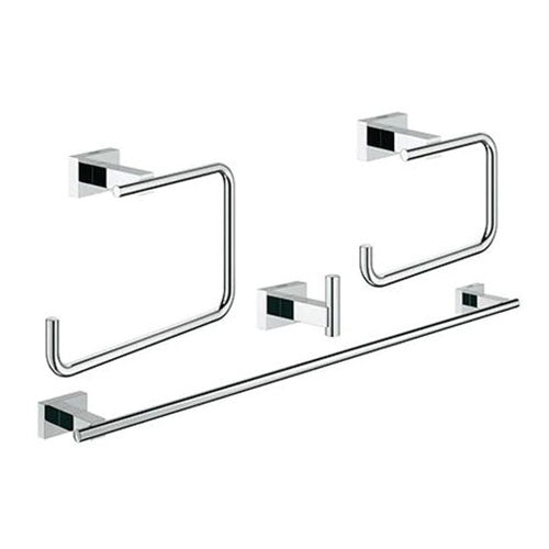 GROHE Essentials Cube Master Bathroom Accessory Set (4-In-1)