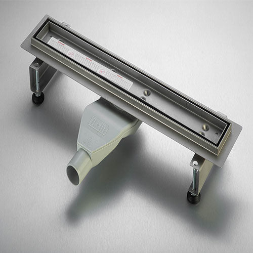 GIO Jewel 500 Shower Channel Tile Insert - Chrome
