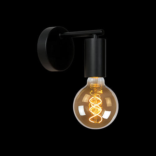 K. Light Slick Elegant Wall Light - Black