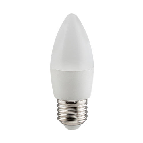 Eurolux LED Candle Bulb E27 5W 450lm 3000K - Opal