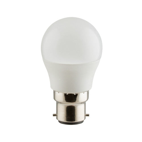 Eurolux LED Dimmable Golf Ball Bulb B22 5W 450lm 3000K - Opal
