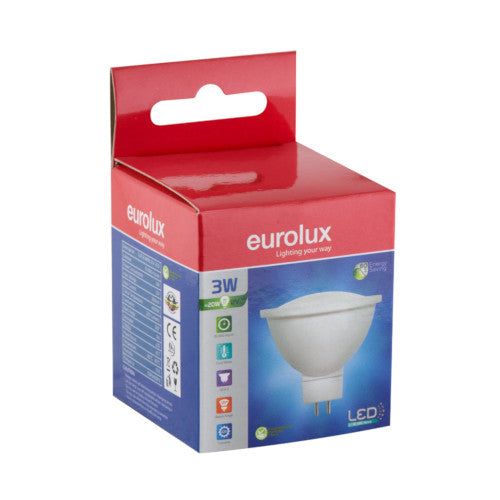 Eurolux LED 12V Bulb GU5.3 3W 220lm Cool White