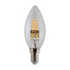 Eurolux LED Filament Candle Bulb E14 4W 400lm 3000K - Clear