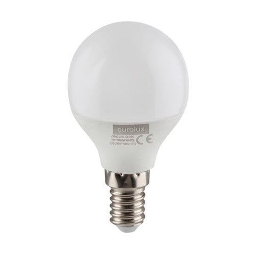 Eurolux LED Golf Ball Bulb E14 3W 210lm 3000K - Opal