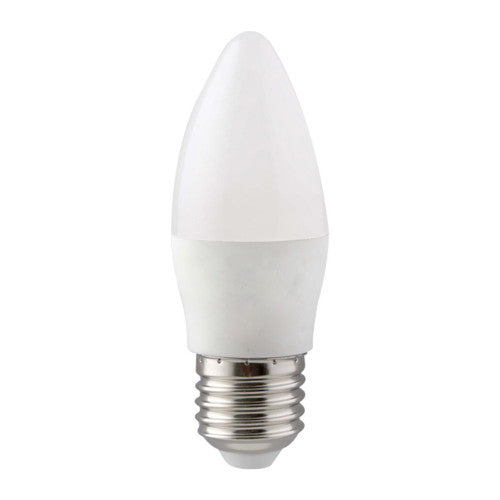 Eurolux LED Candle Bulb E27 7W 460lm 4000K - Opal