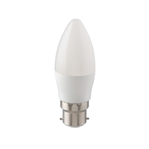Eurolux LED Candle Bulb B22 7W 460lm 4000K - Opal