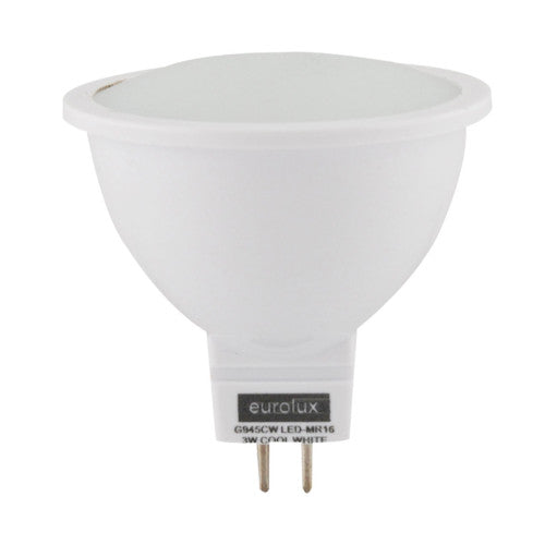 Eurolux LED 12V Bulb GU5.3 3W 220lm Warm White - 4 Pack