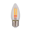Eurolux LED Clear Filament Candle Bulb E27 4W 310lm Warm White