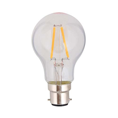 Eurolux LED Filament Globe A60 B22 4W 360lm 3000K