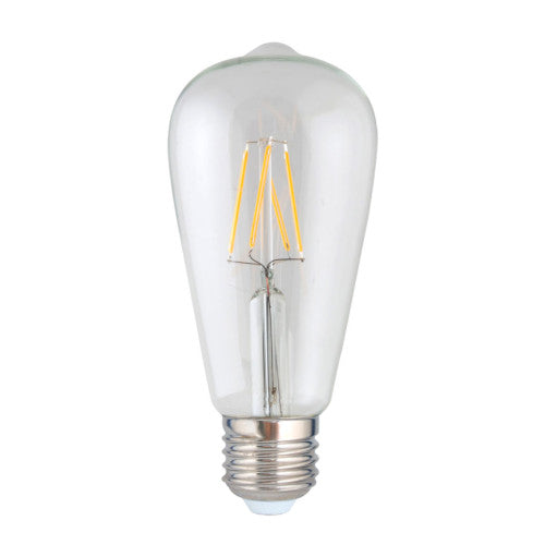 Eurolux LED Filament Pear Shaped Globe E27 4W 400lm 3000K
