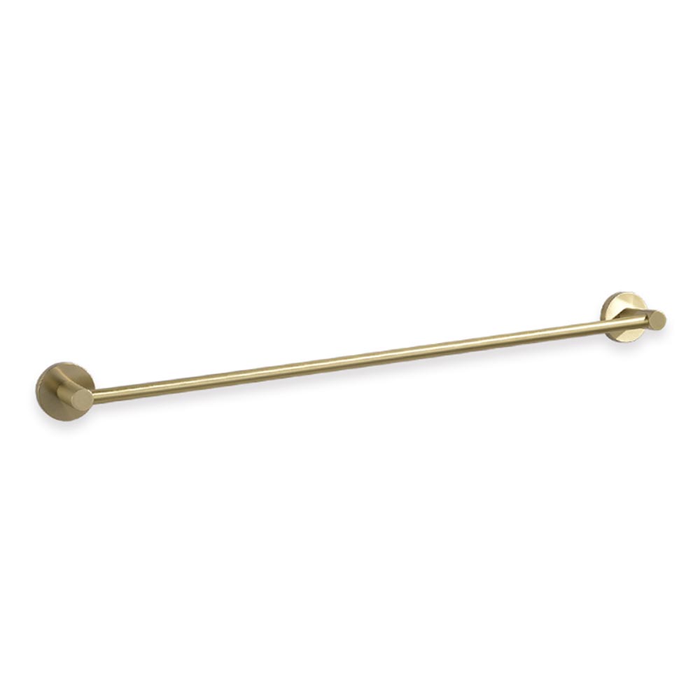 Trendy Taps Single Towel Rail - Brushed Gold