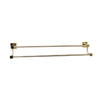 Trendy Taps SQ Double Towel Rail - Brushed Gold