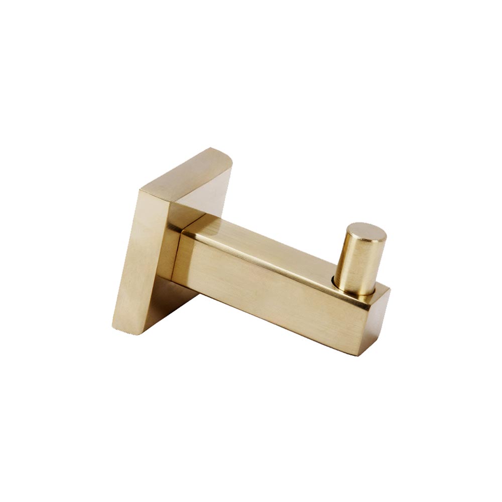 Trendy Taps SQ Robe Hook Brushed Gold